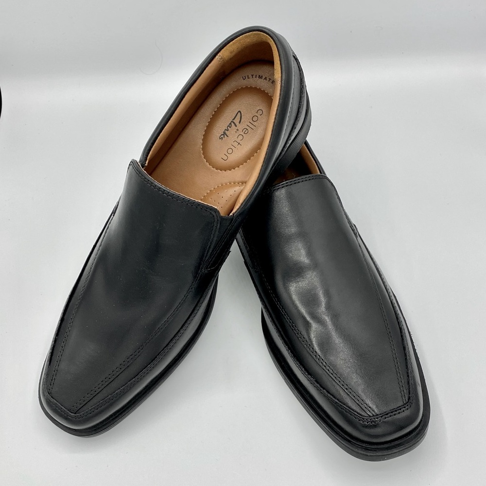 Men’s Clarks Tilden Free Loafer Black Leather